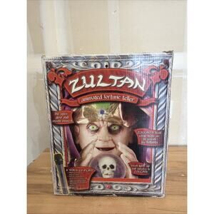 Gemmy Zultan Animated Fortune Teller w/ Microphone VTG 2005 – Used